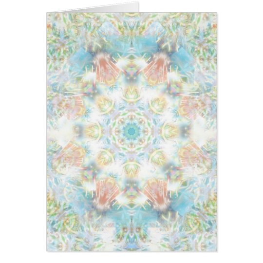 Pastel Flower Mandala Card