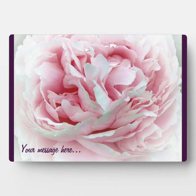 Pastel Flower Plaque (Front)