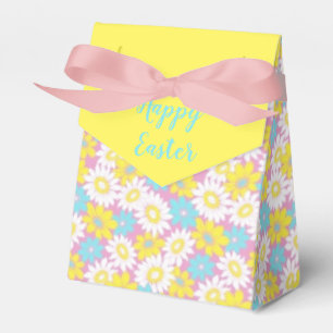 Pastel flowers favour box