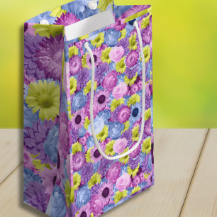 Pastel Flowers Gift Bag