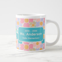 Pastel Flowers Personalised Teacher
