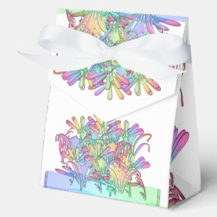 Pastel Flowers White    Favour Box