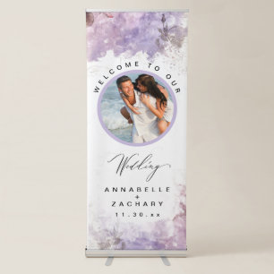 *~* Pastel FlowersClassic Modern Romantic AR26 Re Retractable Banner