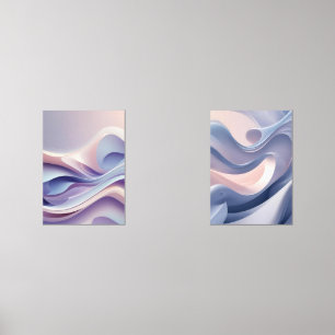 Pastel Flowing Layers – Abstract Art for Calm & Co