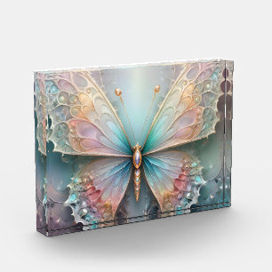 Pastel Fractal Butterfly, Photo Block