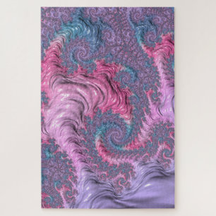 Pastel Fractal Jigsaw Puzzle