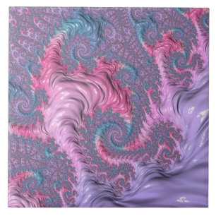 Pastel Fractal Tile
