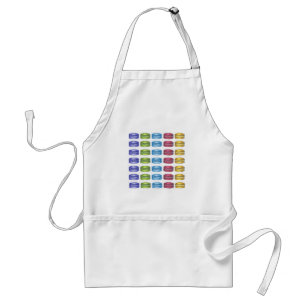 Pastel French Macaron Cookies Bakery Pastry Shop Standard Apron