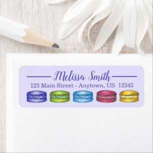 Pastel French Macarons Bridal Shower Afternoon Tea