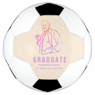 Pastel Freud Psychology Personalized Graduate Name Football