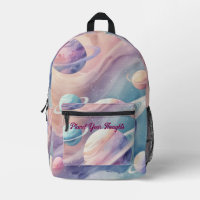 Pastel Galaxy Mist – Soft Planet Backpack