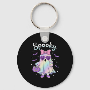 Pastel Galaxy Soky Ghost Halloween Kids Ghost Coqu Key Ring