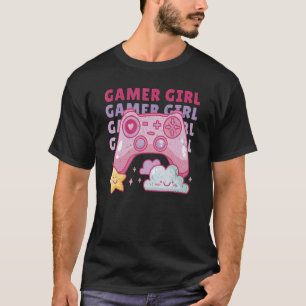 Pastel Gaming Controller Gamer Girl T-Shirt