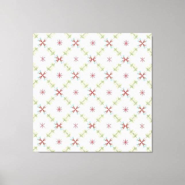 Pastel Garden Dance Canvas Print (Front)