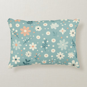 Pastel Garden Delight Decorative Cushion