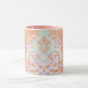 Pastel Garden Harmony – Nature Artwork Mug