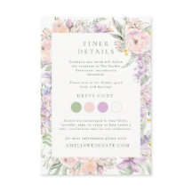 Pastel Garden Wedding Details