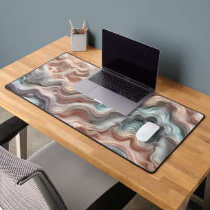 Pastel Generative Landscape Desk Mat
