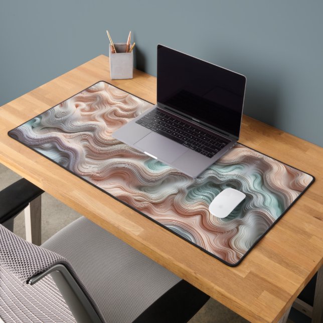 Pastel Generative Landscape Desk Mat (Office 2)