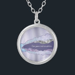 *~* Pastel Geode Agate Silver Glitter Glam AP40 Silver Plated Necklace<br><div class="desc">(search AP40 for similar items ) SILVER NECKLACE / PENDANT - Feel free to transfer to other products. Energetically Enhanced Modern Popular Pastel Agate Purple, Lavender , Powder Blue and various Shades of Silver Glitter and Cosmic Celestial Sparkles like the stone Opal type flashes . This design can be described...</div>