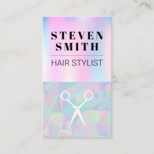 Pastel Geometric Background Appointment Card