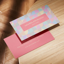 Pastel geometric pattern