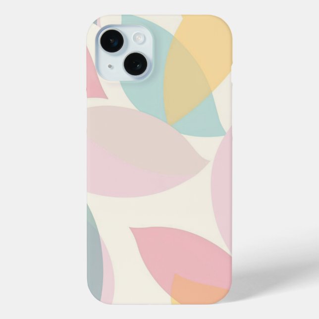 Pastel Geometric Pattern colourful  Case-Mate iPhone Case (Back)