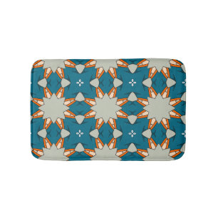 Pastel Geometric Pattern – Soft Abstract Color Bath Mat