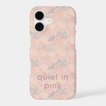 Pastel Geometric Pop | Blush Custom iPhone Case