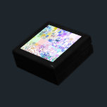 Pastel Geometric Squares Gift Box<br><div class="desc">Multisized squares in a geometric pattern. Multicolored in pale pastel shades. Funky retro and fun.</div>
