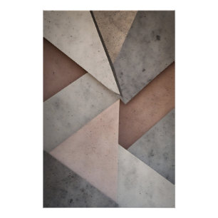 Pastel Geometry Poster