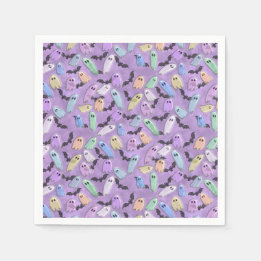 Pastel Ghost Party Napkin