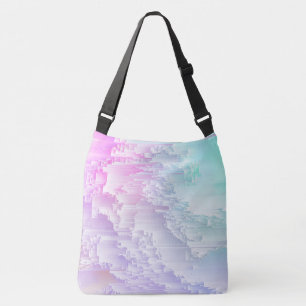 Pastel Glitch Crossbody Bag
