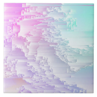 Pastel Glitch Tile