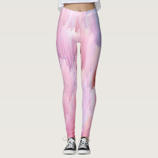 Pastel Glitches Leggings
