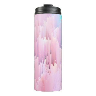 Pastel Glitches Thermal Tumbler