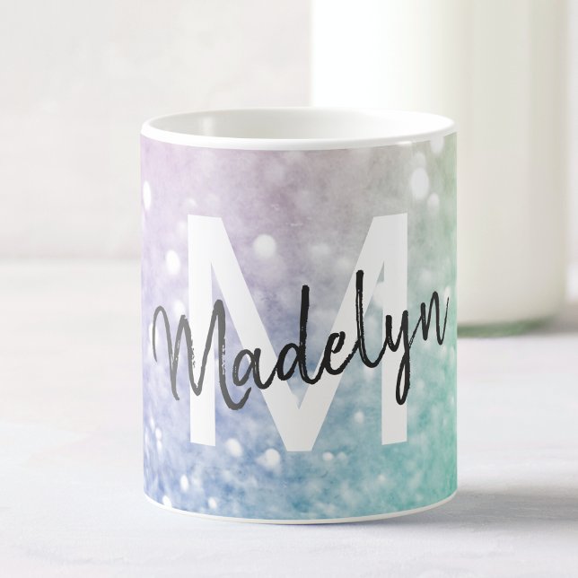 Pastel Glitter Bokeh BackgroundGlam Elegant Glitte Coffee Mug (Creator Uploaded)