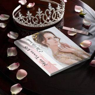 Pastel Glitter Custom Autograph Pad