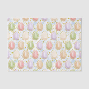 PASTEL GLITTER LOOK WATERCOLOR EASTER EGGS TISSUE PAPER