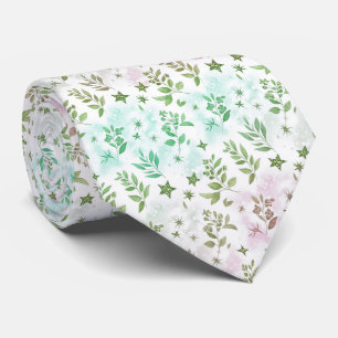 Pastel Glitter Ombre Rainbow Colour Pattern Tie