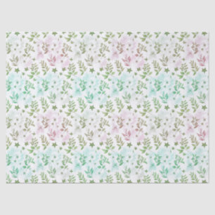Pastel Glitter Ombre Rainbow Colour Pattern Tissue Paper