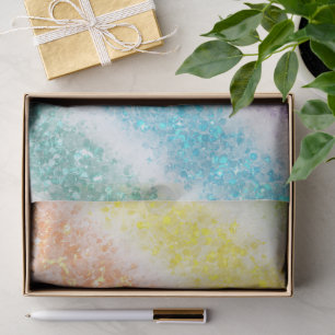 Pastel Glitter Rainbow Tissue Paper