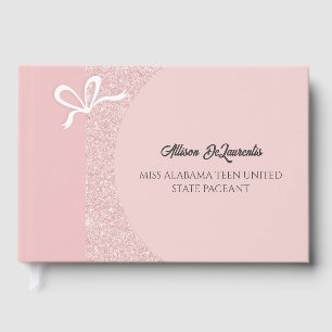 Pastel Glitz Pageant Autograph Book for Pageants