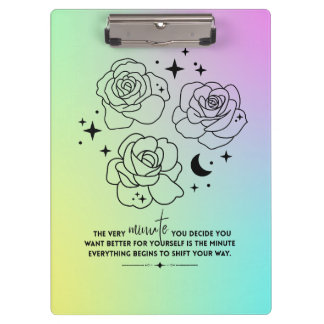 Pastel Glow Up Clipboard