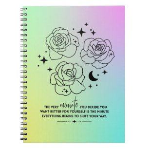 Pastel Glow Up Notebook