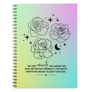 Pastel Glow Up Notebook