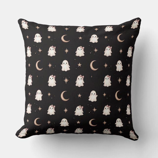 Pastel Goth Aesthetic Halloween  Cushion (Front)