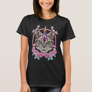 Pastel Goth American Shorthair Pagan Creepy Menher T-Shirt