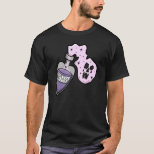 Pastel Goth Bottle Of Boy's Tears Spilling Pastel  T-Shirt