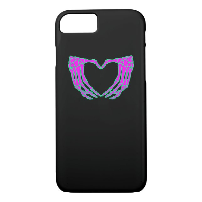 Pastel Goth Clothing, Skeleton Heart Hands  Case-Mate iPhone Case (Back)